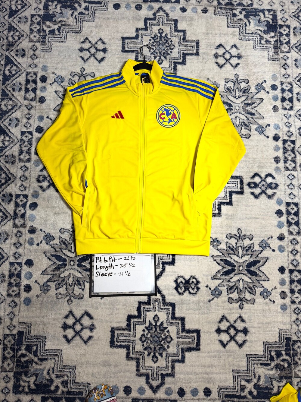 Adidas Club America DNA Jacket 2026-l Size Large Yellow Track Jacket